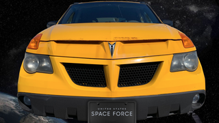 Hey Yeah, The New Space Force Logo Is Pretty Much The Old Pontiac Logo Upside Down